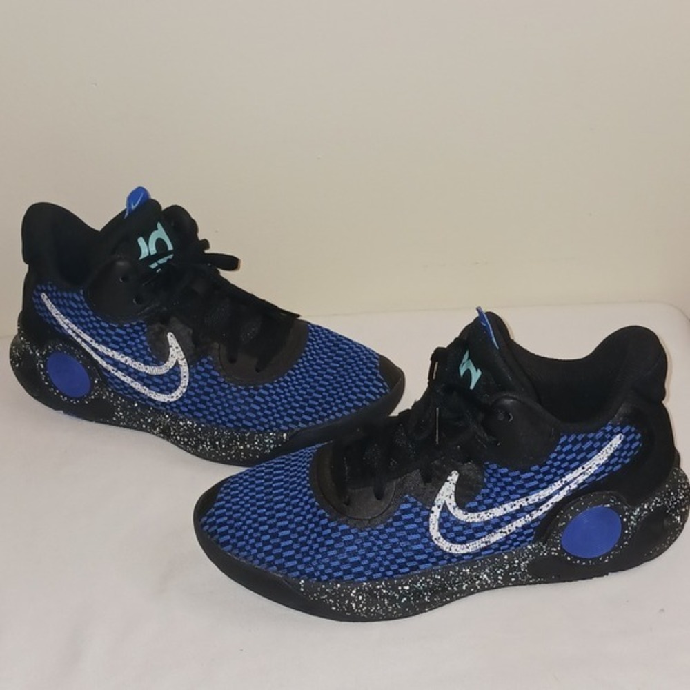 Nike KD Trey 5 IX CW3400 007 Blue White Basketball Shoes Men's Size 8